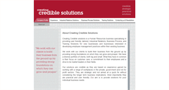 Desktop Screenshot of crediblesolutions.com.au